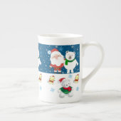 Mug de Noël, Père Noël, Joyeux ours en peluche de  (Droite)