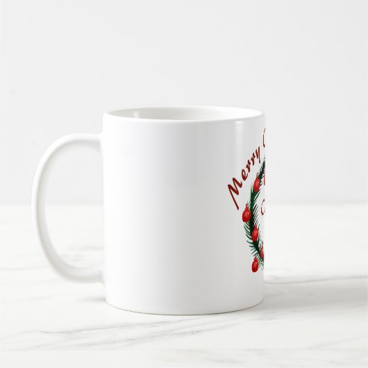 Mug de Noël personnalisé (Gauche)