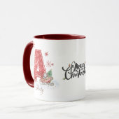 Mug de Noël personnalisé (Devant gauche)