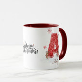 Mug de Noël personnalisé (Devant droit)