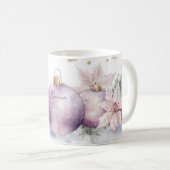Mug de Noël personnalisé avec nom (Devant droit)