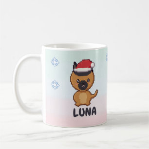 Mug de Noël personnalisé Berger Allemand
