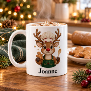 Mug de Noël personnalisé Bûcheron de Noël