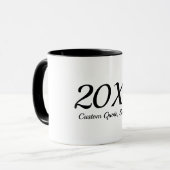 Mug de Noël personnalisé Gif de vacances personnal (Devant gauche)