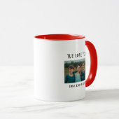 Mug de Noël personnalisé, la meilleure grand-mère (Devant droit)