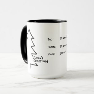 Mug de Noël personnalisé – Meilleurs vœux de la sa