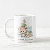 Mug de Noël personnalisé mignon (Gauche)