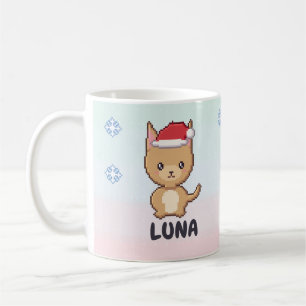 Mug de Noël personnalisé pour Chihuahua
