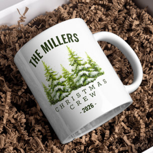 Mug de Noël personnalisé pour famille et amis