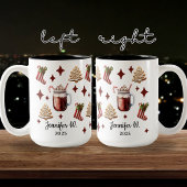 Mug de Noël personnalisé pour la famille et les co