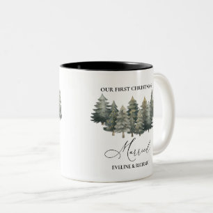 Mug de Noël personnalisé pour le premier Noël de c