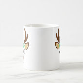 Mug de Noël personnalisé Reindeer (Centre)