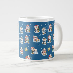 Mug de Noël pingouin mignon
