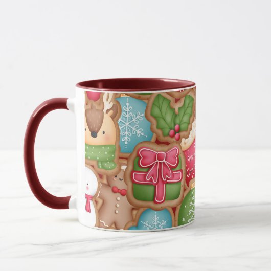 Mug de Noël pour biscuits au gingembre (Gauche)