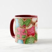 Mug de Noël pour biscuits au gingembre (Devant gauche)