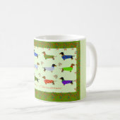 Mug de Noël pour Dachshunds (Devant droit)