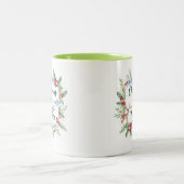 Mug de Noël pour enseignant à l'aquarelle – Hiver (Centre)
