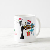 Mug de Noël pour femme chef (Devant droit)