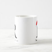 Mug de Noël "R" initial (Centre)