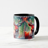 Mug de Noël - Reeindeer Rudolph (Devant droit)