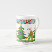 Mug de Noël, Reindee, Joyeux Noël (Devant droit)
