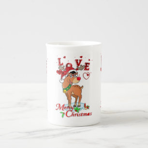 Mug de Noël, Reindeer, Amour