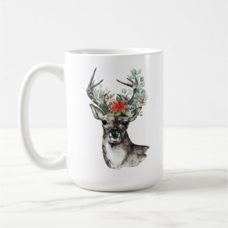 Mug de Noël Reindeer personnalisé