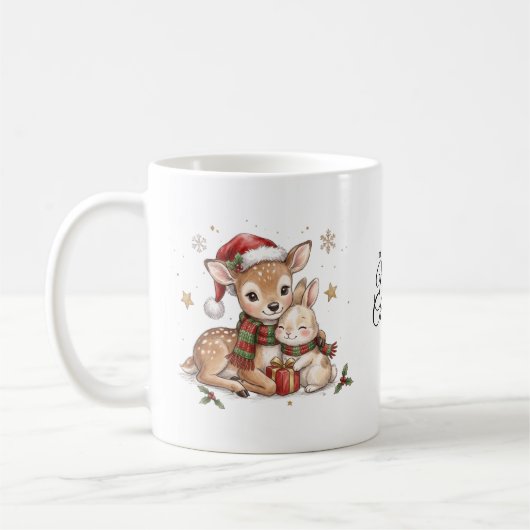 Mug de Noël Renne (Gauche)