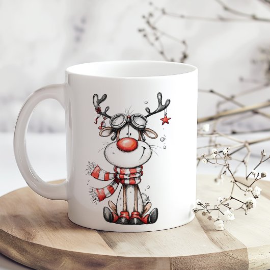 Mug de Noël Renne Drôle – Oh Mon Cerf !