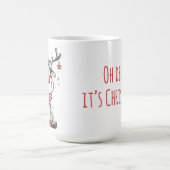 Mug de Noël Renne Drôle – Oh Mon Cerf ! (Centre)