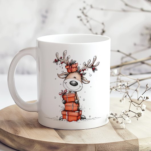 Mug de Noël Renne Mignon – Oh Cerf !