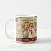 Mug de Noël Rétro Ange Cadeau pour Elle Souvenir (Gauche)