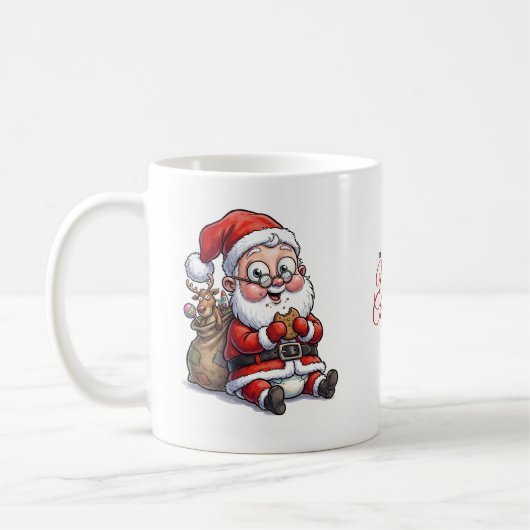 Mug de Noël Santa (Gauche)