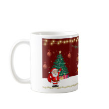 Mug de Noël Santa – Café & Thé des Fêtes de fin d'
