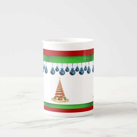 Mug de Noël, Sapin de Noël (Devant)