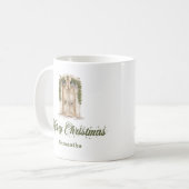 Mug de Noël scandinave nordique personnalisé (Devant gauche)