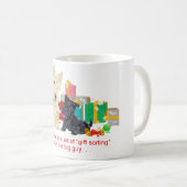 Mug de Noël Scottish Terrier (Devant droit)