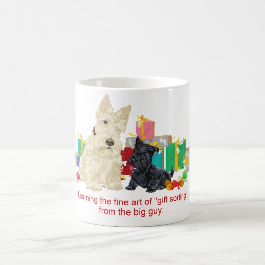 Mug de Noël Scottish Terrier (Centre)