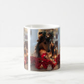 mug de Noël Sheltie (Centre)