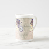 Mug de Noël, Snowman Vintage, Joyeux Noël (Devant droit)