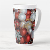 mug de Noël style latte  (Angle droit)