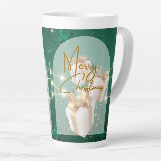 mug de Noël style latte (Angle droit)