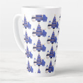 mug de Noël style latte  (Angle gauche)