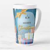 mug de Noël style latte (Angle droit)