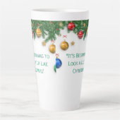 mug de Noël style latte (Devant)
