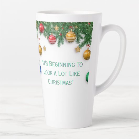 mug de Noël style latte (Droite)