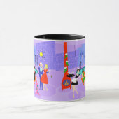 Mug de Noël Tropical Retro (Centre)