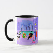Mug de Noël Tropical Retro (Gauche)