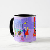 Mug de Noël Tropical Retro (Devant gauche)