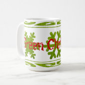 Mug de Noël vert ! (Devant gauche)